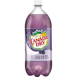 Canada Dry Blackberry Ginger Ale Soda, 2 L bottle