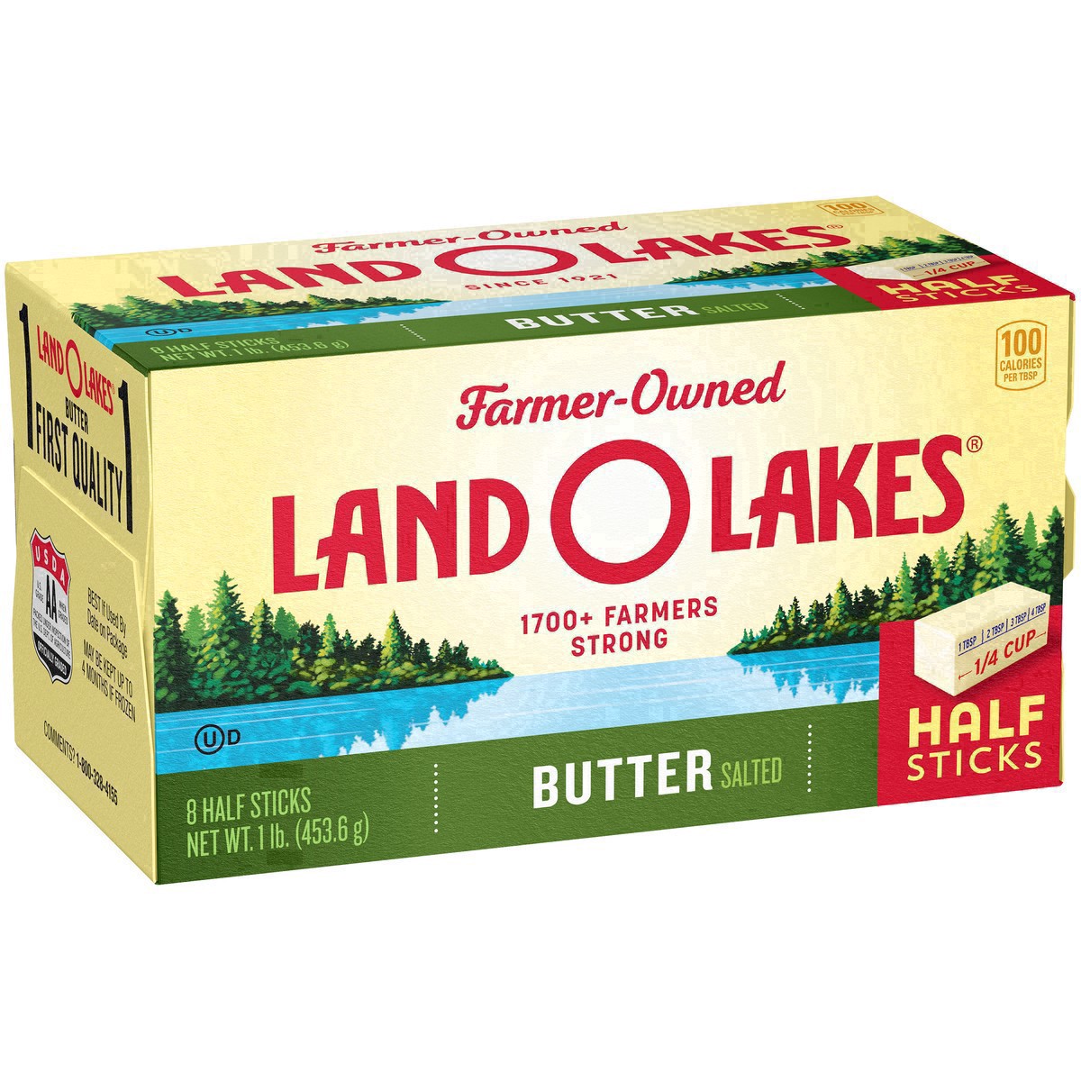slide 33 of 47, Land O'Lakes Salted Half Sticks Butter - 1lb, 1 lb