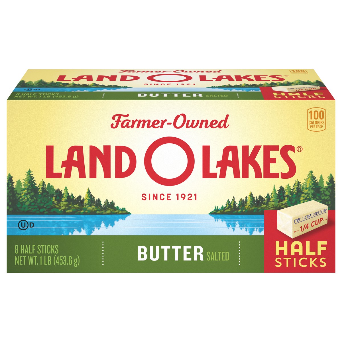 slide 1 of 47, Land O'Lakes Salted Half Sticks Butter - 1lb, 1 lb