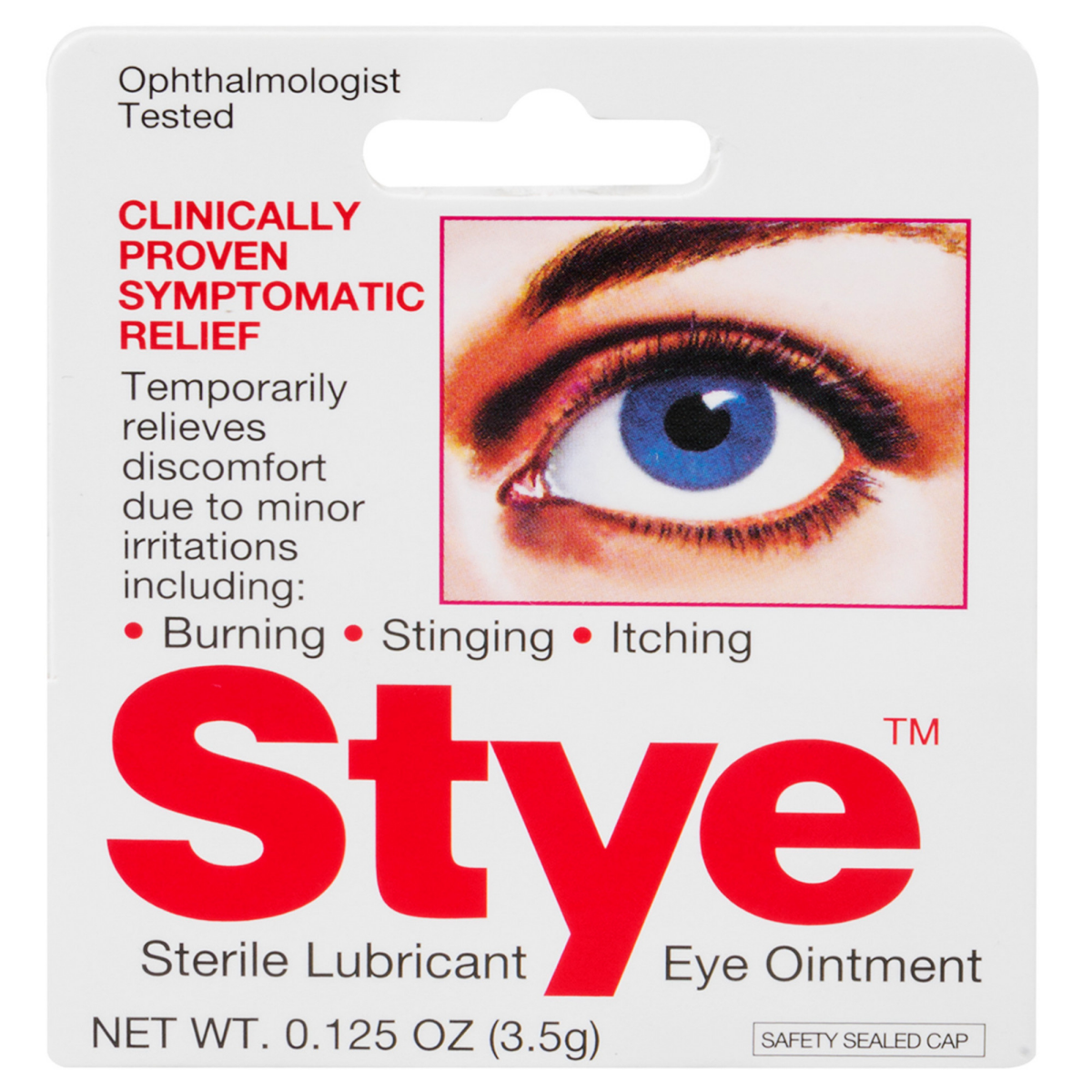 slide 1 of 9, Stye Sterile Lubricant Eye Ointment, 0.125 oz