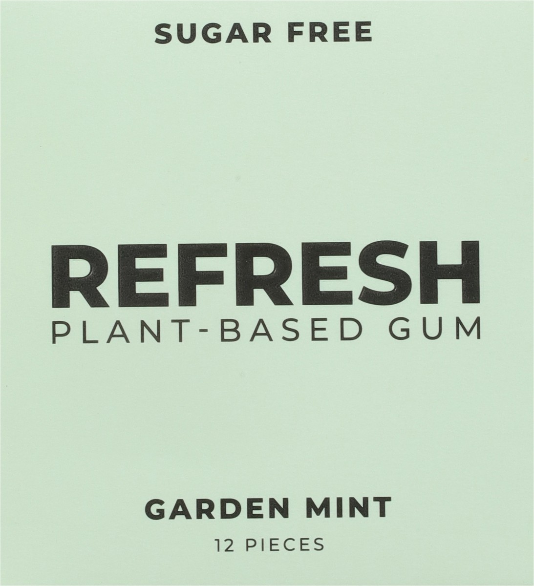 slide 5 of 9, Refresh Sugar Free Plant-Based Garden Mint Gum 12 ea, 12 ct