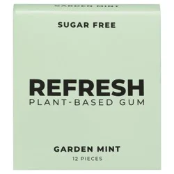 Refresh Sugar Free Plant-Based Garden Mint Gum 12 ea