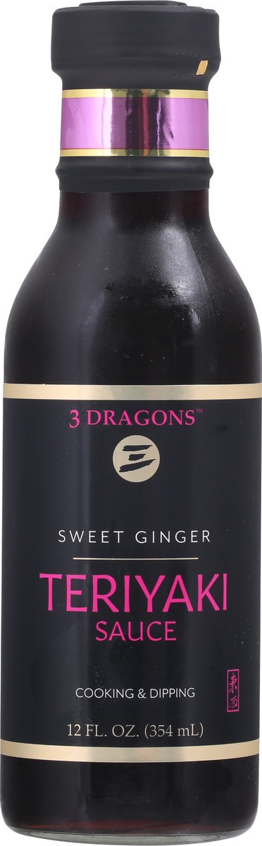 slide 2 of 12, 3 Dragons Sweet Ginger Teriyaki Sauce 12 fl oz, 12 fl oz