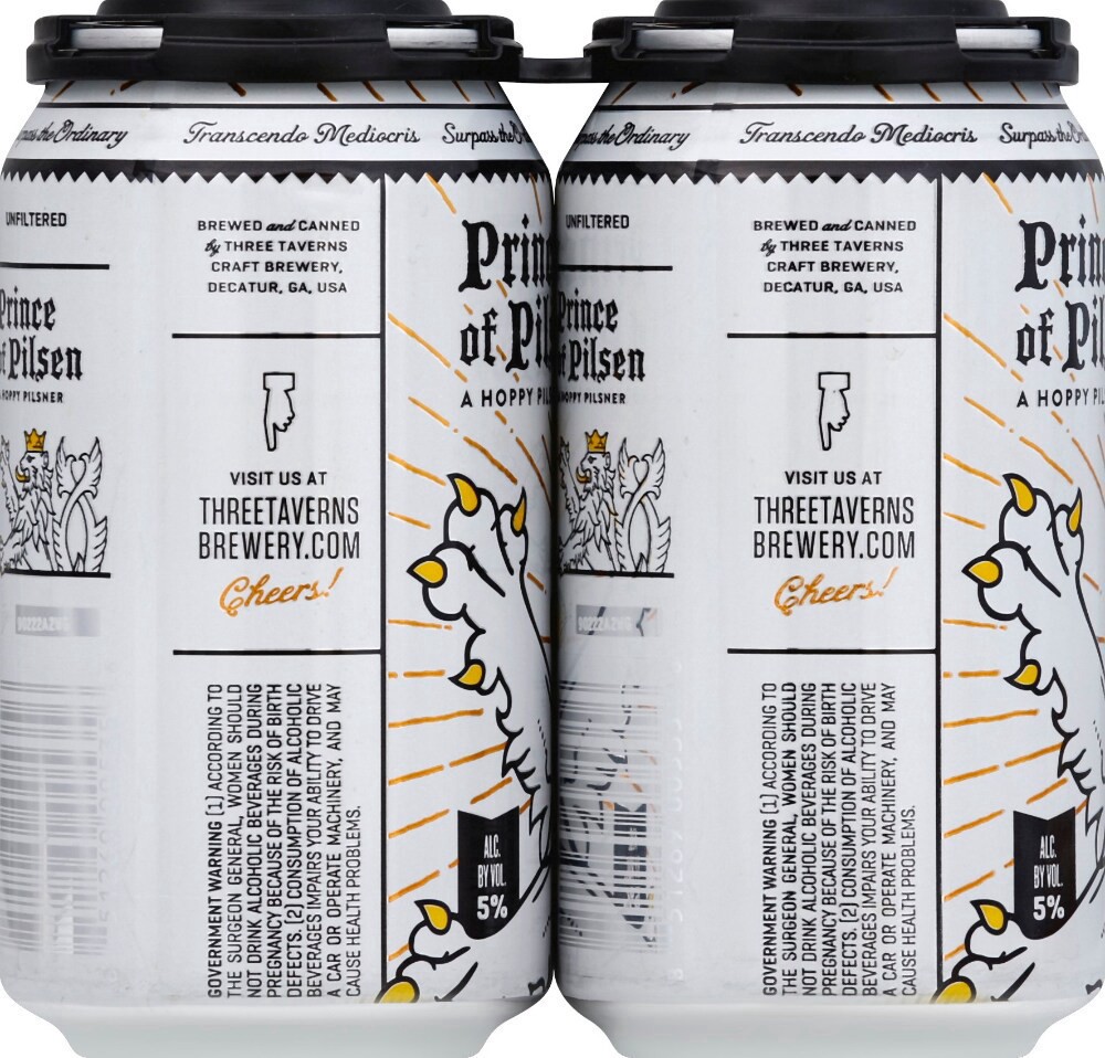 slide 2 of 4, Three Taverns Craft Brewery Pilsner, 6 ct; 6 fl oz