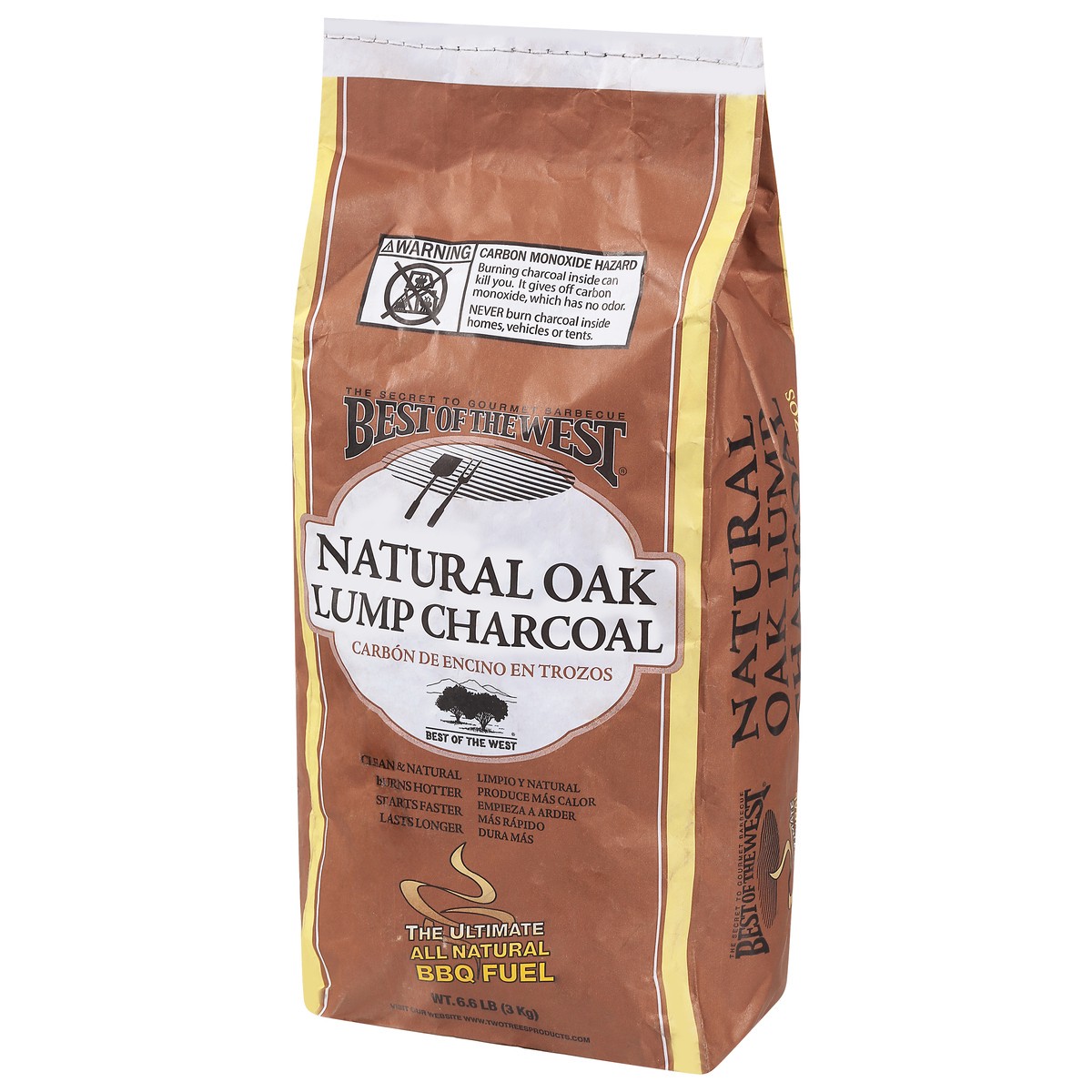 slide 4 of 9, Best Of The West Oak Lump Charcoal, 6.6 lb