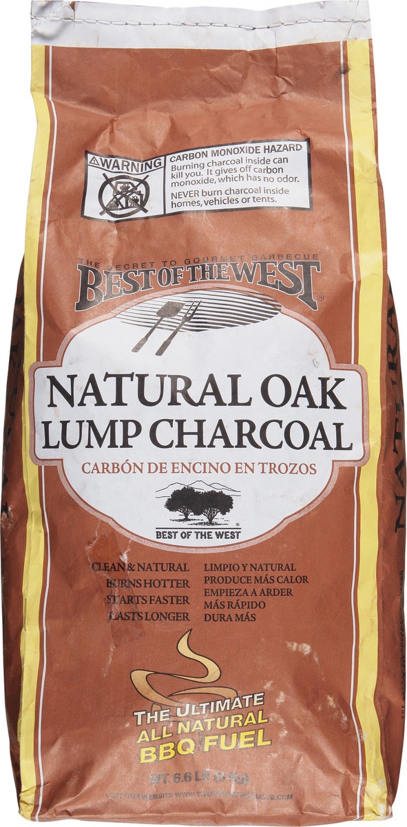slide 2 of 9, Best Of The West Oak Lump Charcoal, 6.6 lb