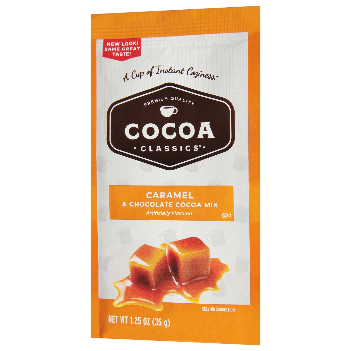 slide 7 of 13, Cocoa Classics Caramel & Chocolate Cocoa Mix Packet, 12 ct