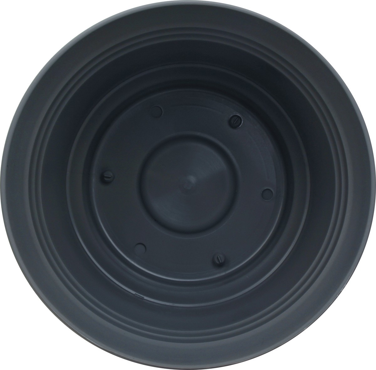 slide 7 of 11, Bloem Saturn Charcoal 12 Inches Planter 1 ea, 12 in