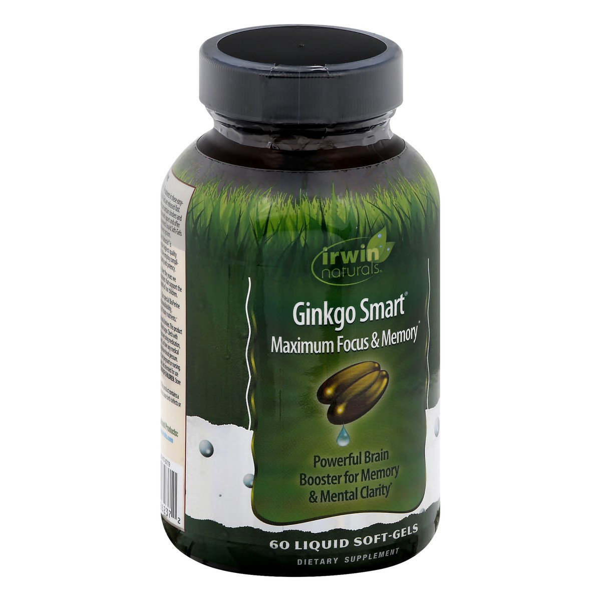 slide 8 of 9, Irwin Naturals Ginkgo Smart Maximum Focus & Memory, 60 ct