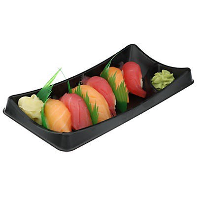 slide 1 of 1, H-E-B Sushiya Tuna & Salmon Nigiri Sushi, 6.6 oz