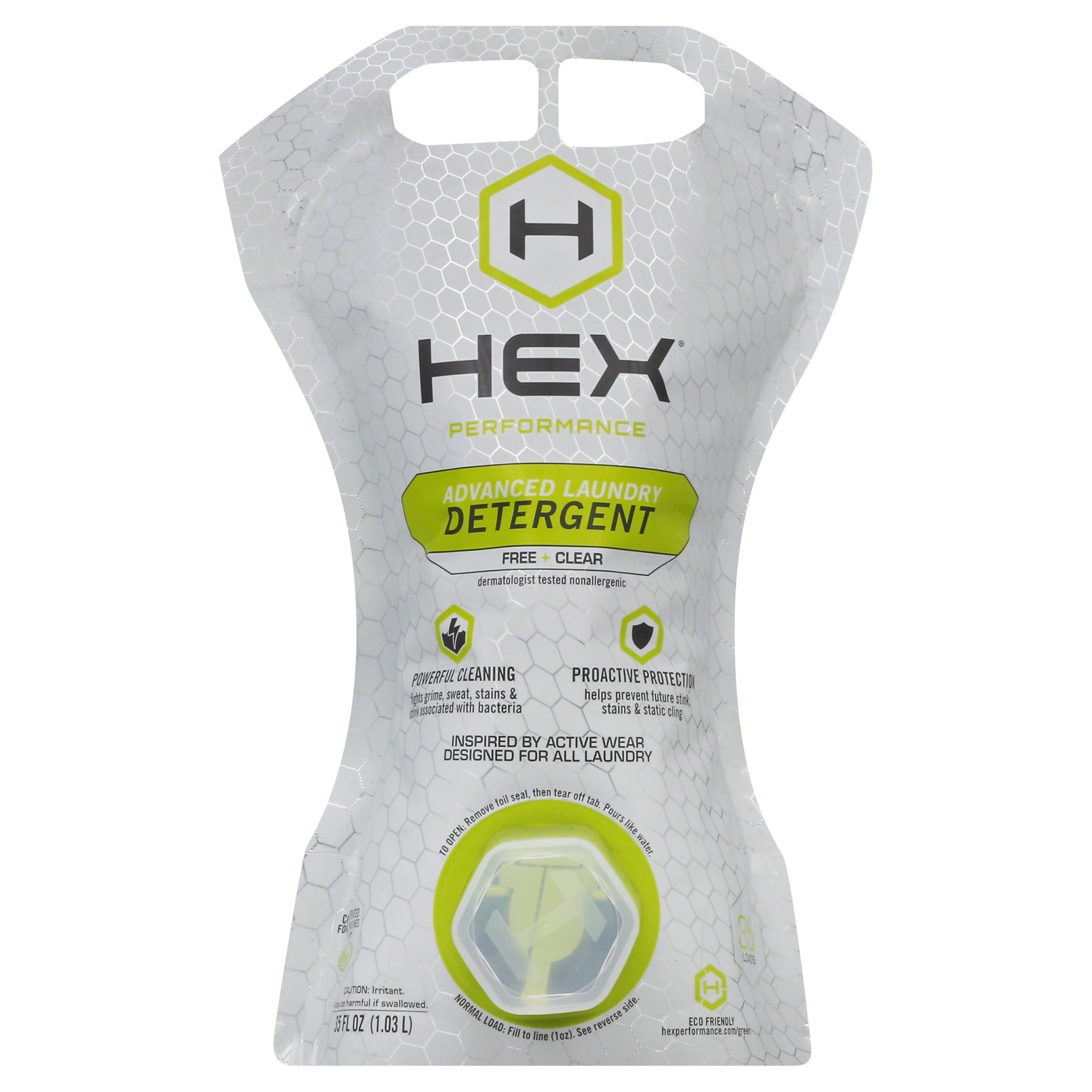 Hex Performance Free + Clear Advanced Laundry Detergent 50 fl oz Shipt