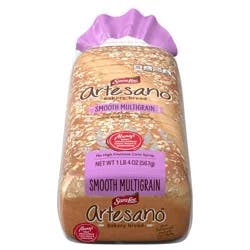 Sara Lee Artesano Bakery Bread Smooth Multigrain Loaf Bread, 20 oz