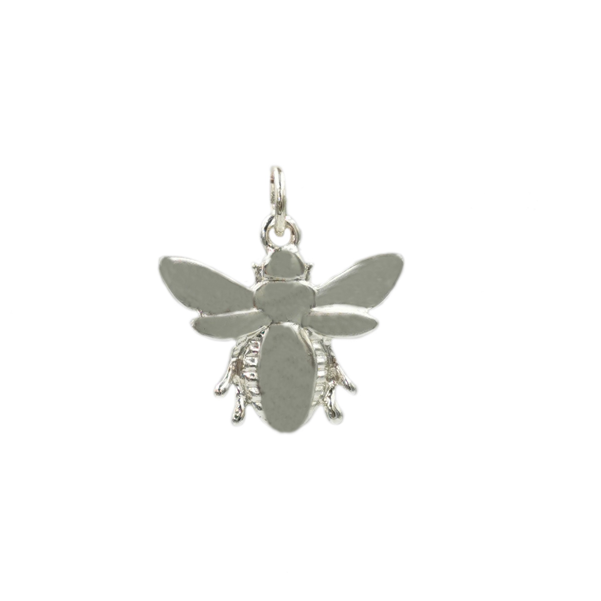 slide 2 of 4, Charmalong Antique Silver Plated Bee Charm By Bead Landing, 0.87 in x 0.87 in x 0.2 in