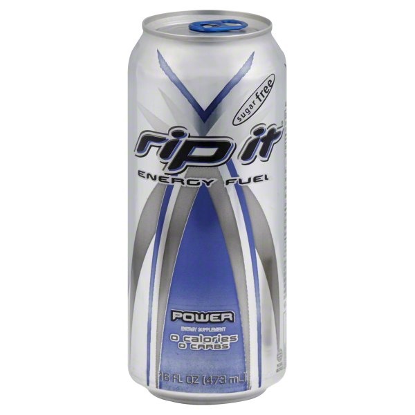 slide 1 of 1, Rip It Sugar Free Energy Fuel Power, 16 fl oz