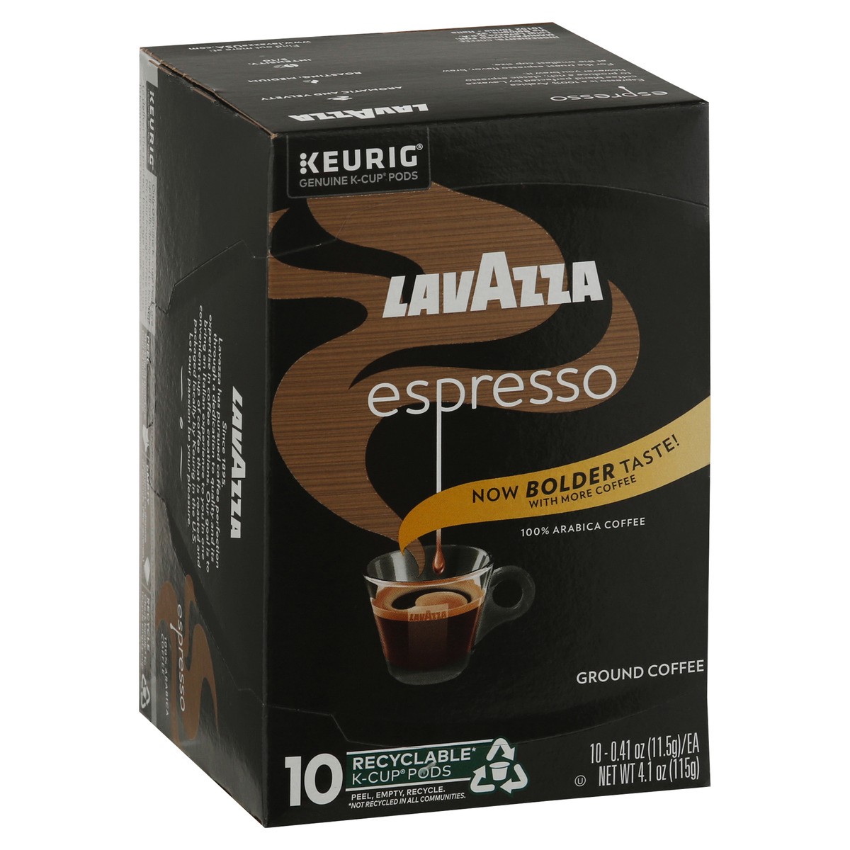 slide 10 of 15, Lavazza Espresso, Single-Serve Keurig K-Cup Pods, Medium Roast Coffee, 10-Count Box, 10 ct
