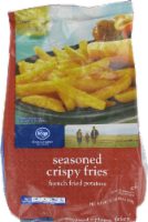slide 1 of 1, Kroger Seasoned Crispy Fries, 24 oz
