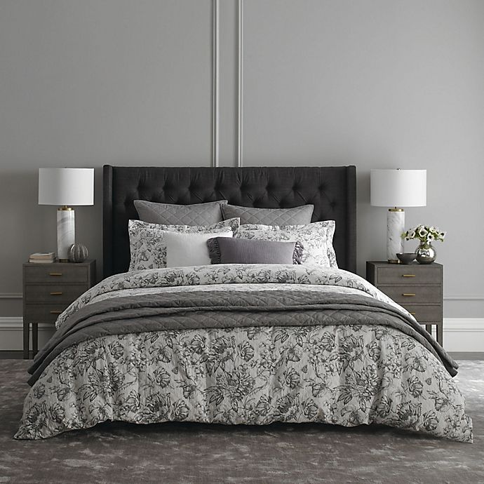 slide 1 of 1, Wamsutta Kenton King Comforter Set - Grey, 3 ct