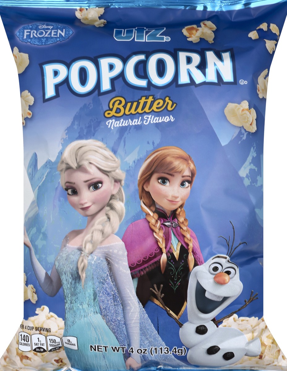 slide 5 of 5, Utz Disney Frozen Butter Popcorn, 4 oz