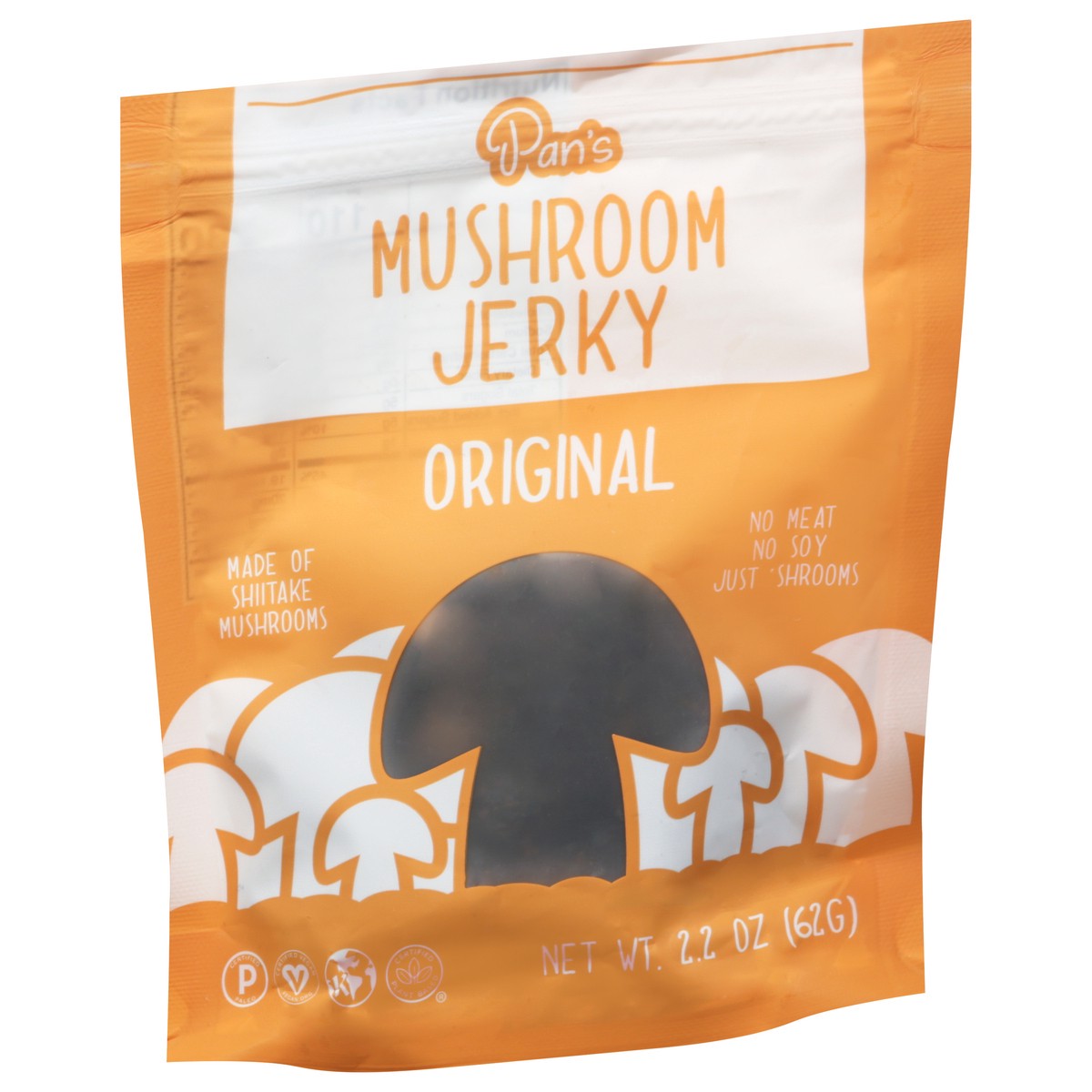 slide 2 of 11, Pan's Original Mushroom Jerky - 2.2 oz, 2.2 oz