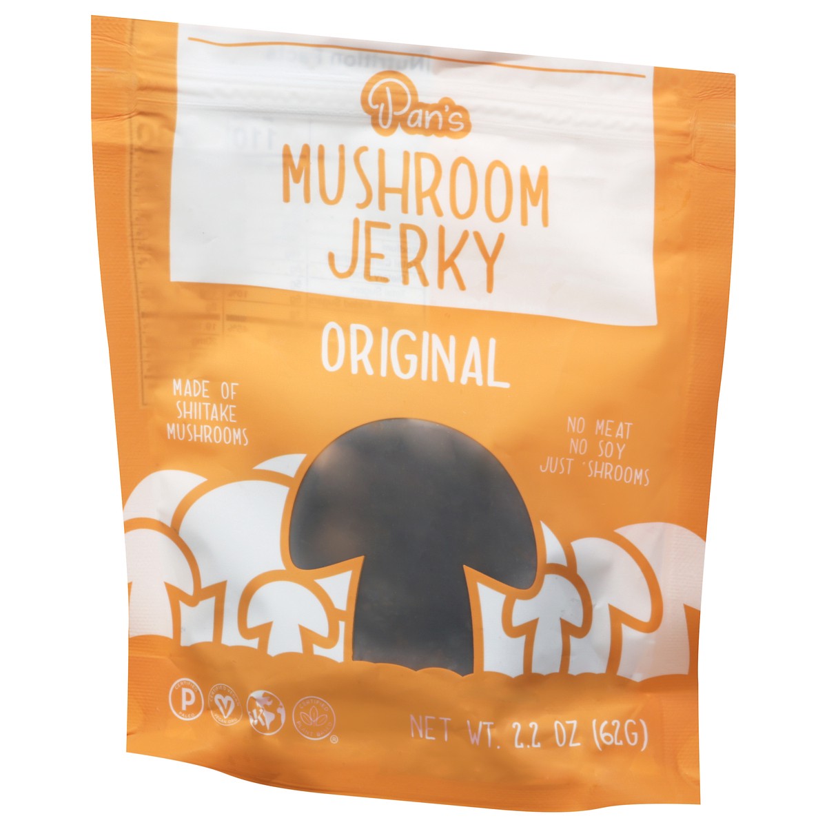 slide 3 of 11, Pan's Original Mushroom Jerky - 2.2 oz, 2.2 oz