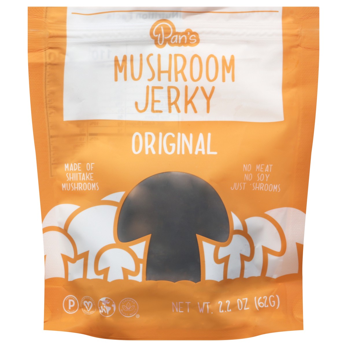 slide 6 of 11, Pan's Original Mushroom Jerky - 2.2 oz, 2.2 oz