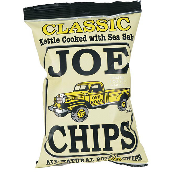 slide 1 of 1, Joe's Chips Classic Sea Salt, 2 oz