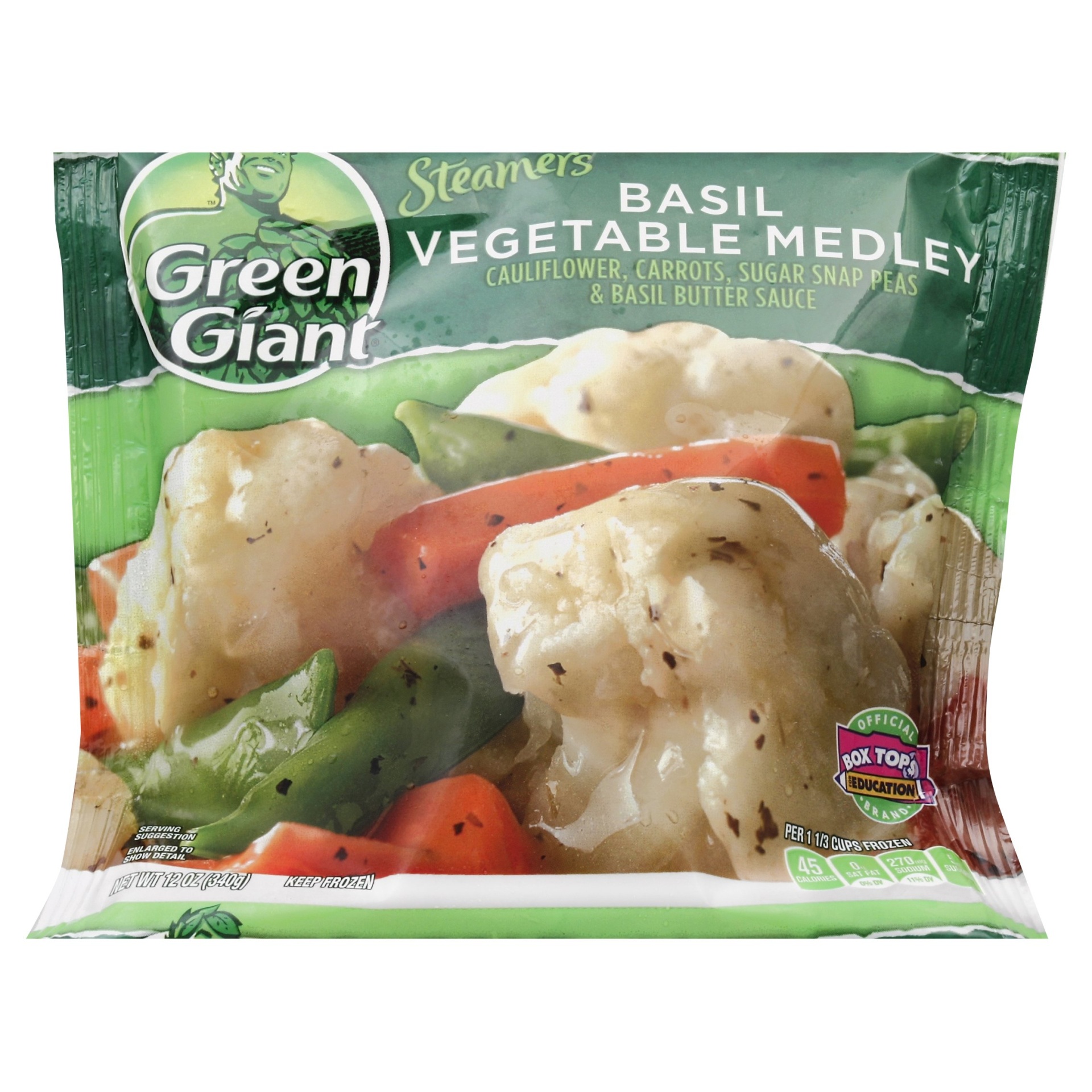 slide 1 of 6, Green Giant Valley Fresh Steamers Basil Vegetable Medley, 12 oz