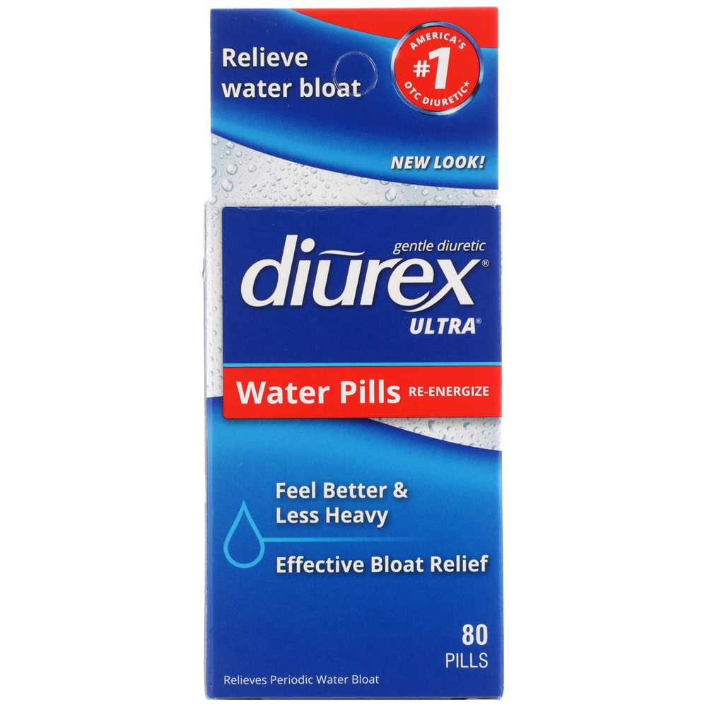 slide 1 of 4, Diurex Water Pills, Maximum Strength, 80 ct