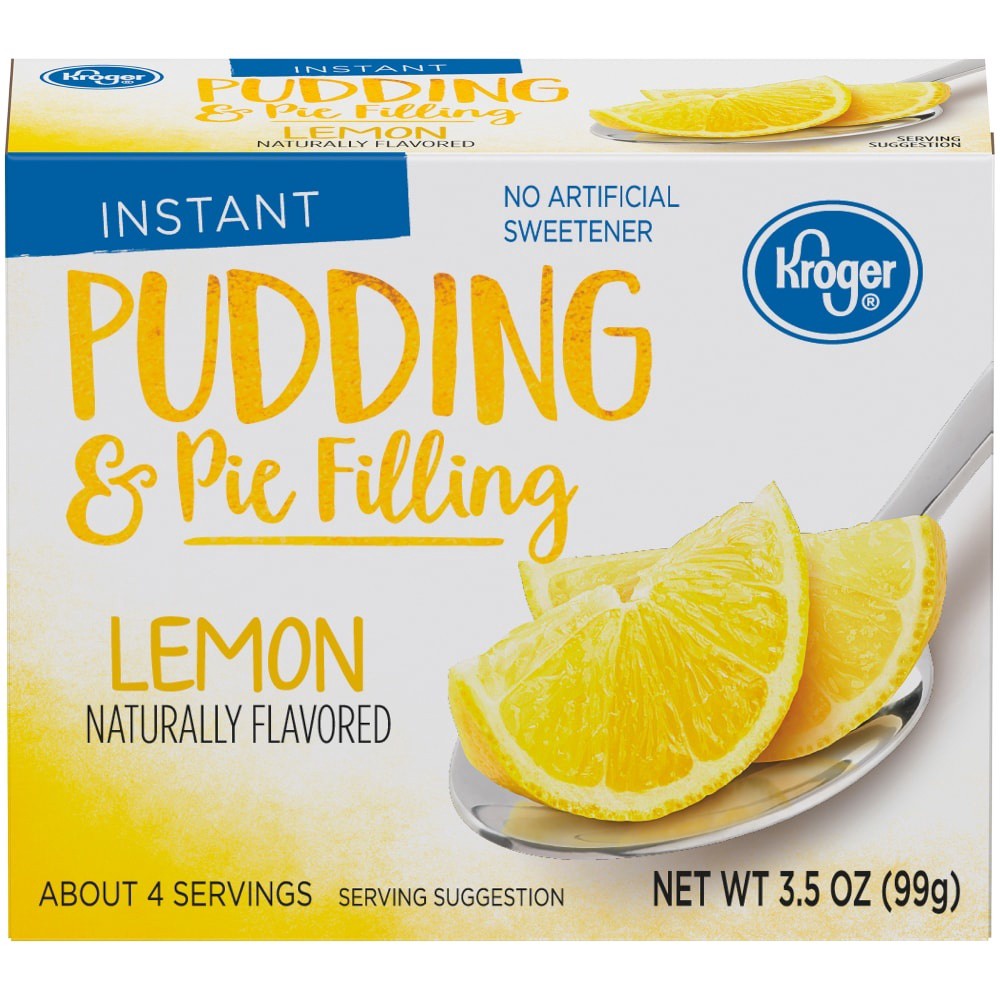 slide 1 of 6, Kroger Instant Pudding & Pie Filling - Lemon, 3.5 oz