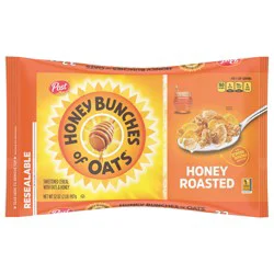 Post Honey Bunches of Oats Honey Roasted Breakfast Cereal, 32 OZ Bag