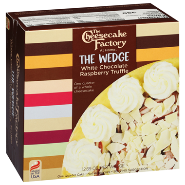 slide 1 of 1, The Cheesecake Factory White Chocolate Raspberry Truffle Cheesecake 12.69 oz, 12.69 oz
