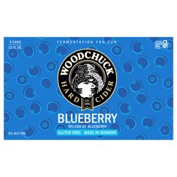 Woodchuck Hard Cider - Blueberry 6 Pack, 12oz Can