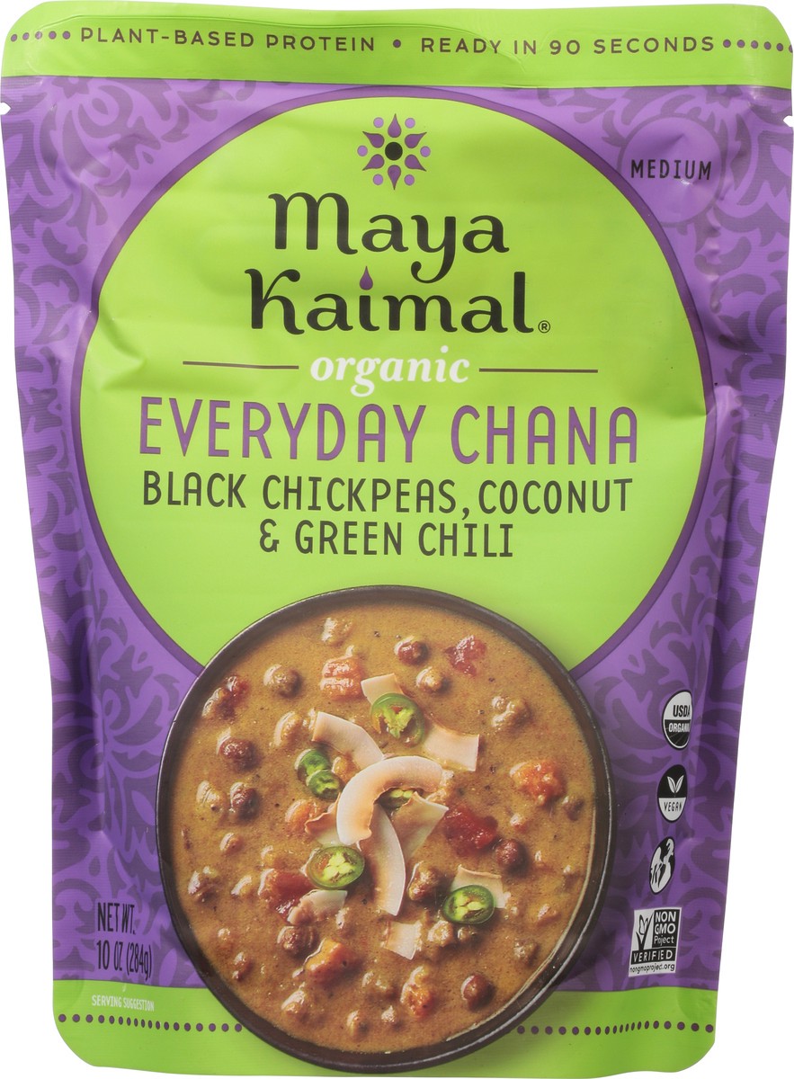 slide 5 of 9, Maya Kaimal Chana-Coconut Chile, 10 oz