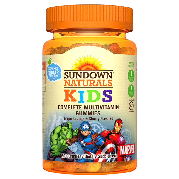 slide 1 of 1, Sundown Naturals Sundown Avengers Multi Vitamin Gummies, 60 ct