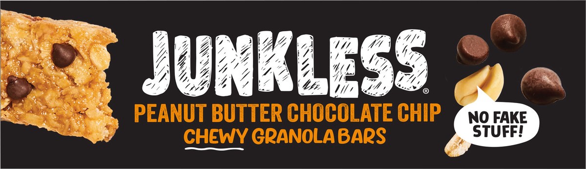 slide 10 of 13, Junkless Peanut Butter Chocolate Chip Chewy Granola Bars, 6 ct