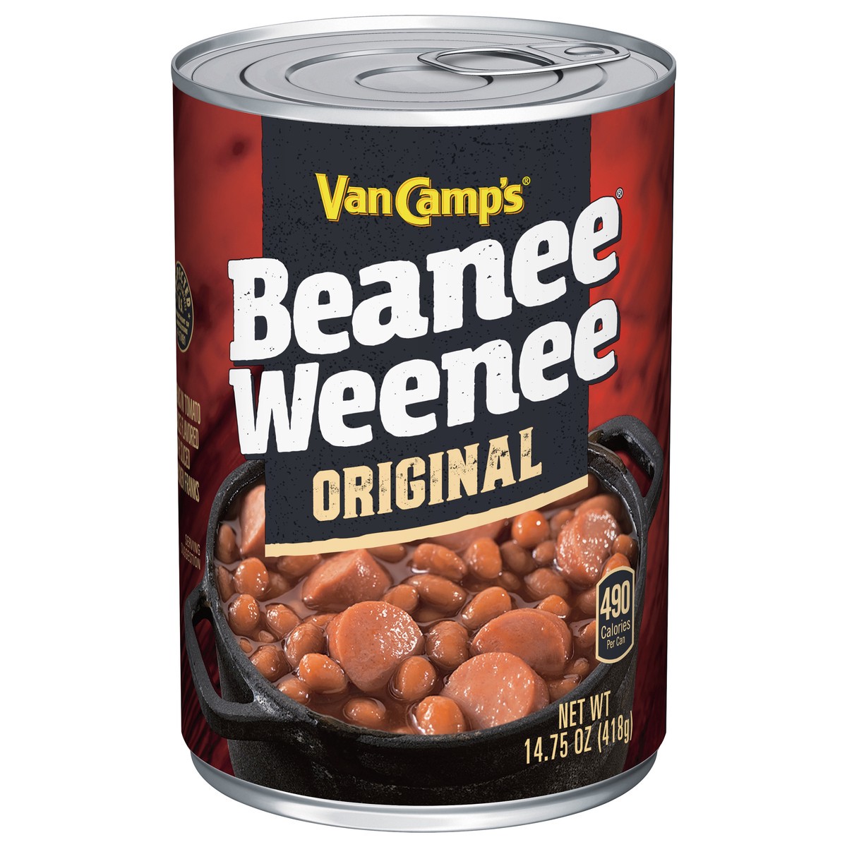 slide 1 of 3, Van Camp's Beanee Weenee Original Beans in Tomato 14.75 oz, 14.75 oz