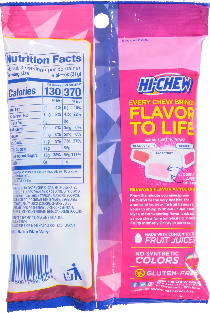 slide 9 of 13, Hi-Chew Hi Chew Candy Berry Mix, 3.17 oz