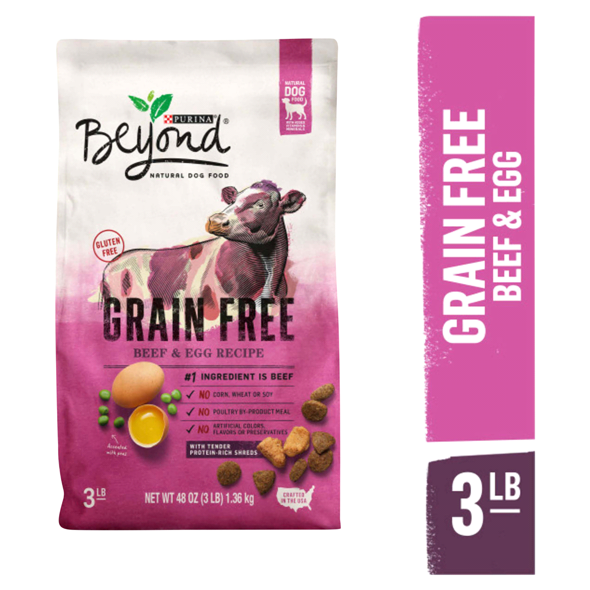 Beyond Natural Dog Food Grain Free Beef Egg Recipe Dog Food 3 lb Shipt