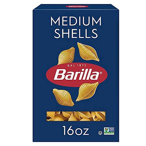 slide 1 of 1, Barilla Medium Shells Pasta - 16 Oz, 16 oz