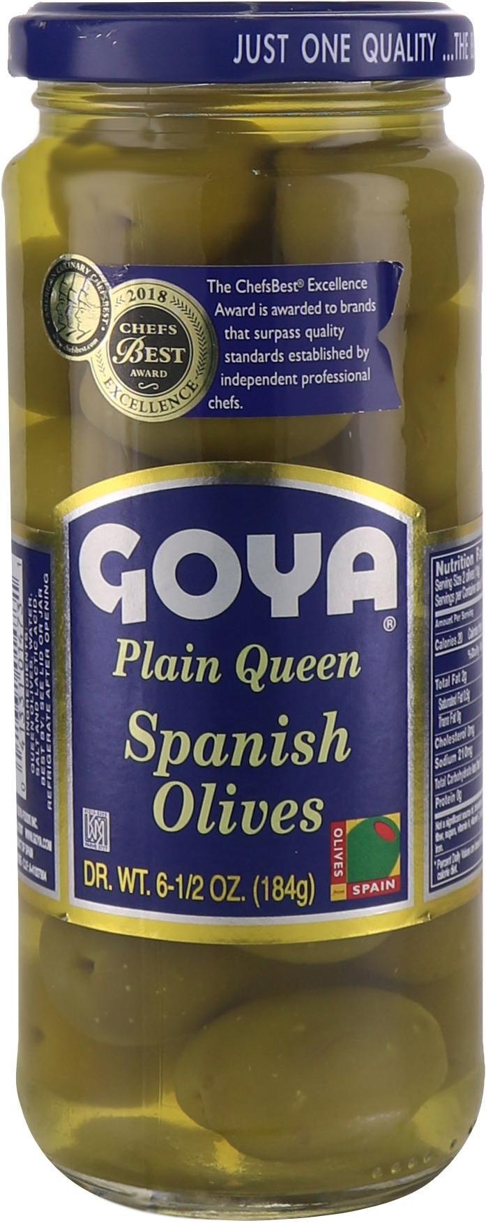 slide 1 of 1, Goya Jumbo Olives, 6.5 oz