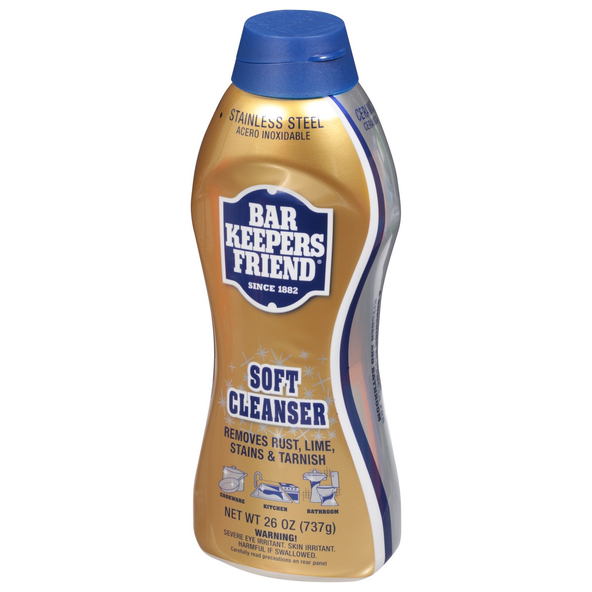 slide 3 of 9, Bar Keepers Friend Liquid Cleanser, 26 fl oz