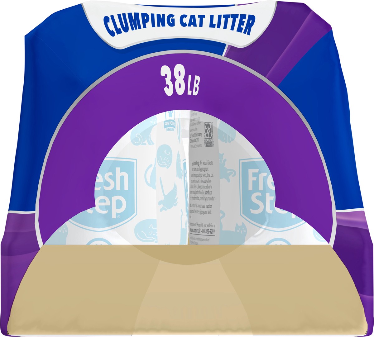 slide 7 of 9, Fresh Step Multi-Cat Scented Litter with the Power of Febreze, Clumping Cat Litter, 38 Pounds, 4 ct