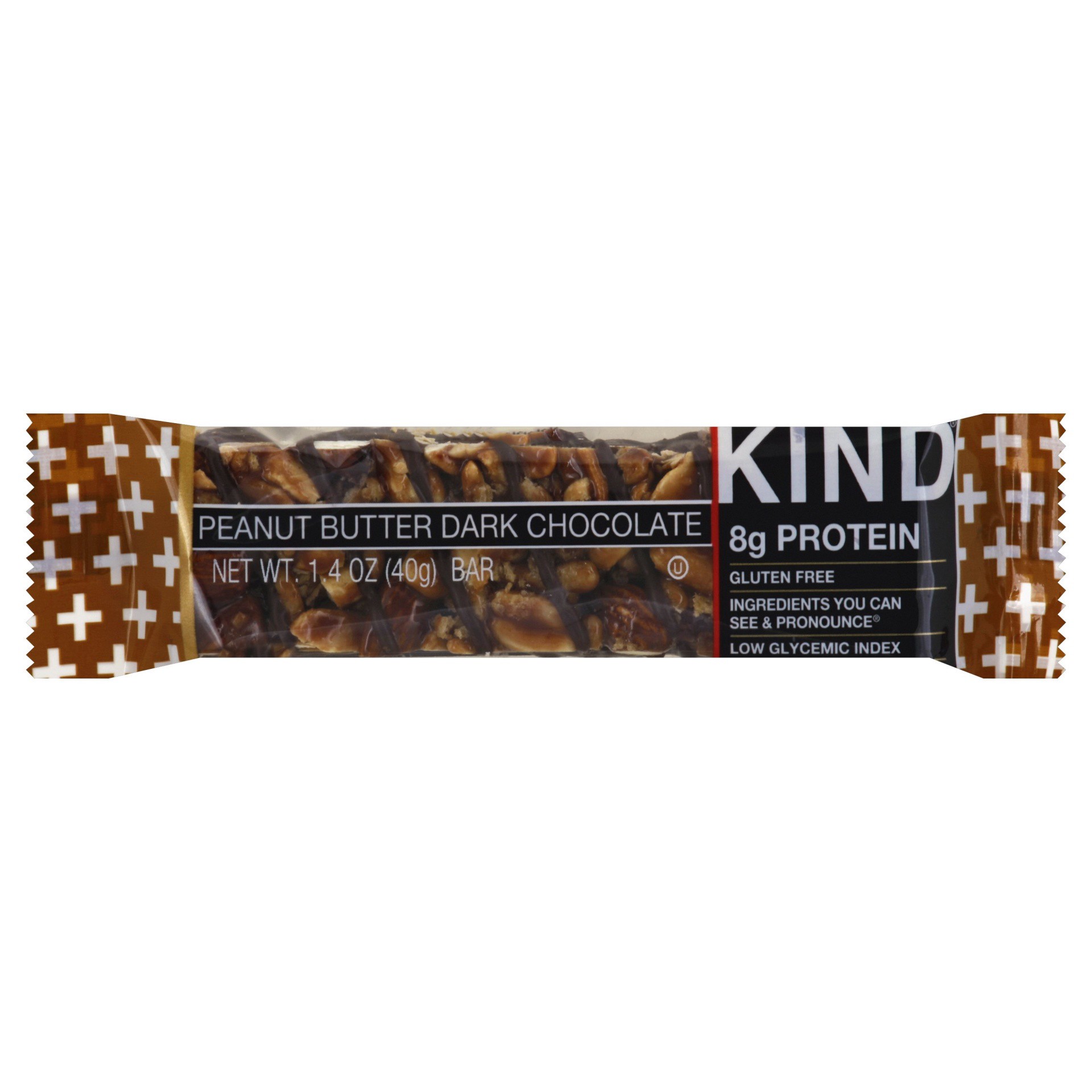 slide 1 of 2, KIND Healthy Snack Bar, Peanut Butter Dark Chocolate, 7g Protein, Gluten Free Bars, 1.4 OZ, 1 Count, 1.4 oz