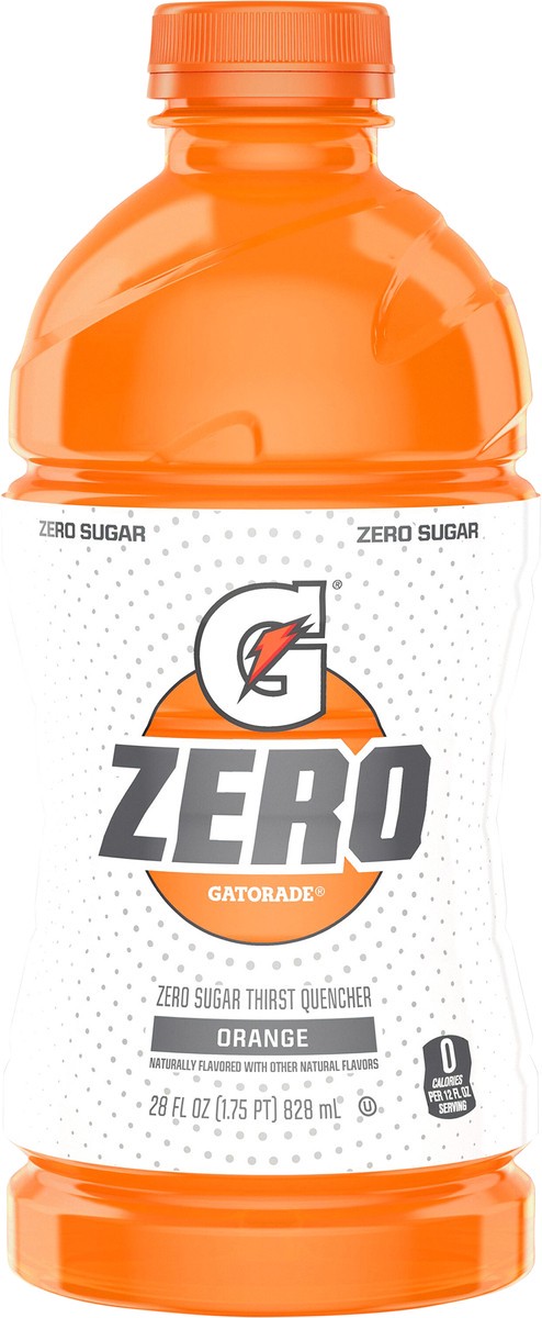 slide 3 of 7, Gatorade Zero Orange Sports Drink - 28 fl oz Bottle, 28 oz