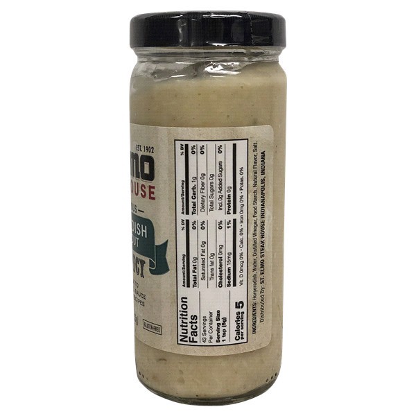 slide 8 of 9, St. Elmo Steak House Coarse-Cut Very Spicy Horseradish 7.5 oz, 7.5 oz