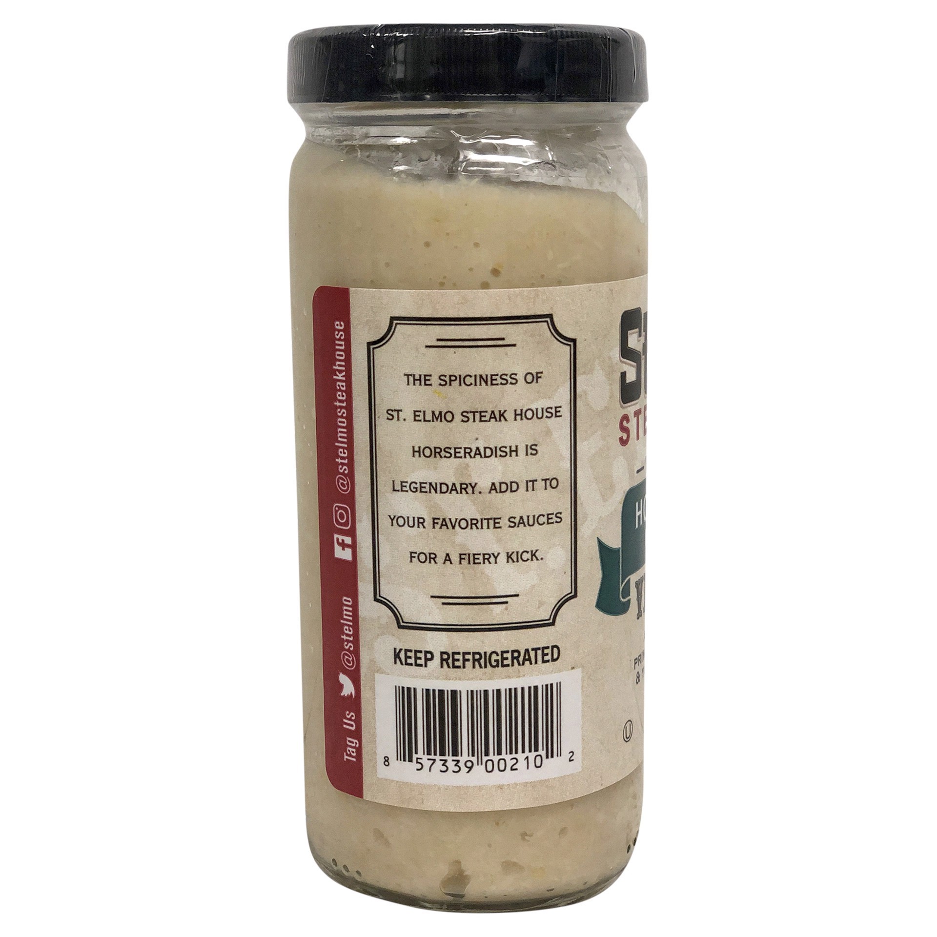slide 2 of 9, St. Elmo Steak House Coarse-Cut Very Spicy Horseradish 7.5 oz, 7.5 oz