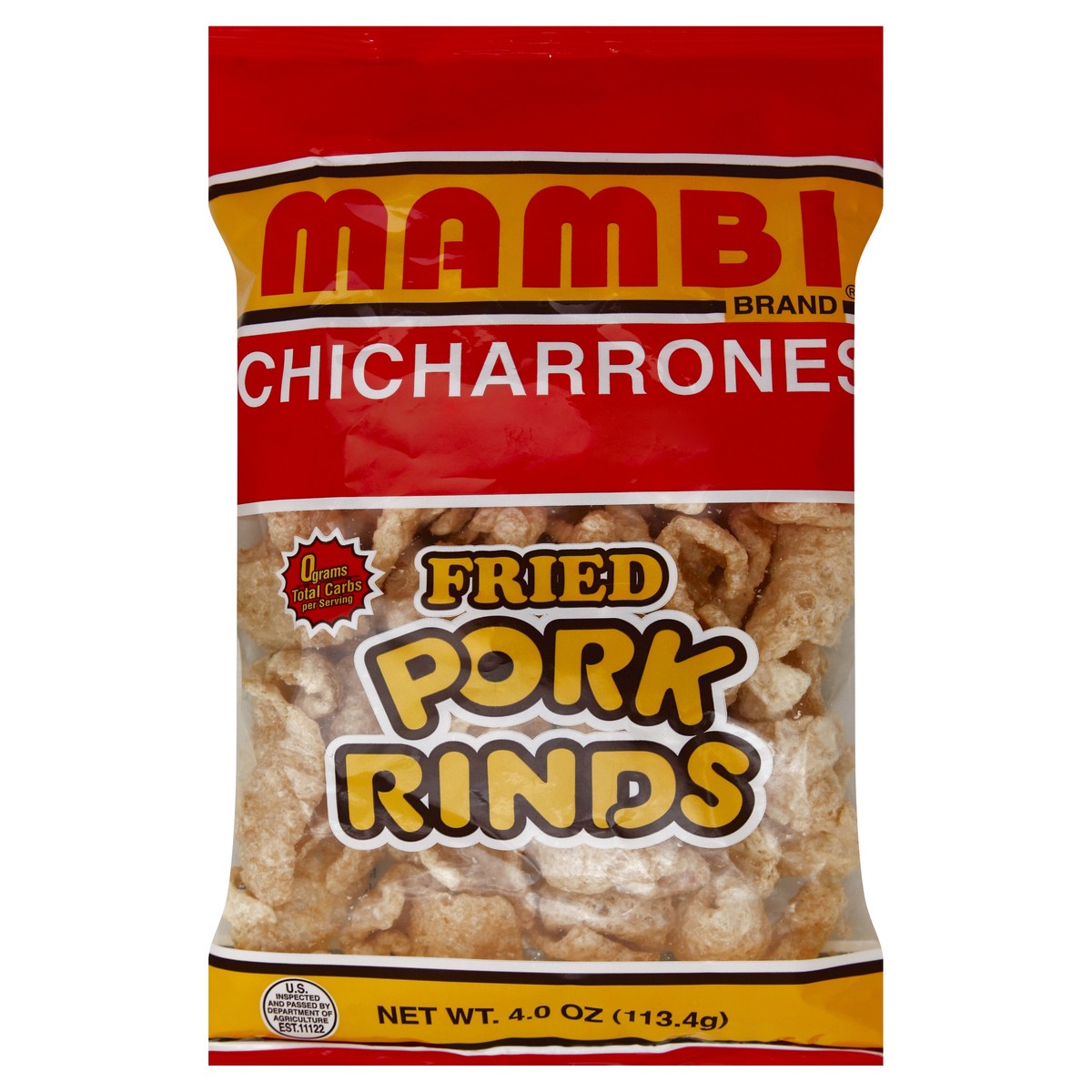 slide 5 of 6, Mambi Pork Rinds 2 oz, 2 oz