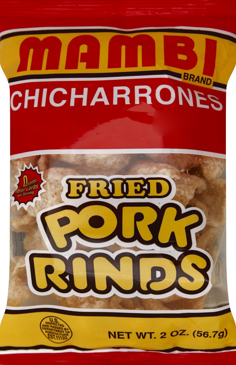 slide 1 of 6, Mambi Pork Rinds 2 oz, 2 oz