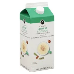 Publix Eggnog, Lowfat, 2% Milkfat