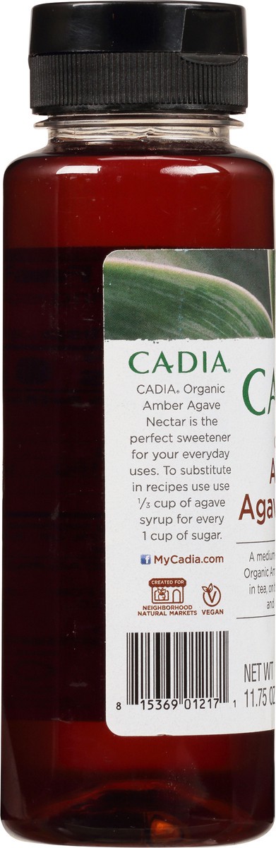 slide 9 of 13, Cadia Agave Amber Org, 11.75 oz